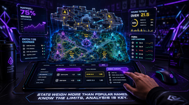 Кіберспортивні ставки в Stawki bet: карти, раунди, статистика команд і аналітика перед бетом